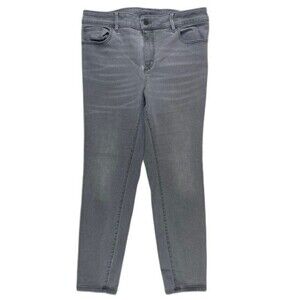 Ann Taylor Size 30x25.5 (Measured) Womens Jeans The Skinny Ankle Curvy Fit Gray